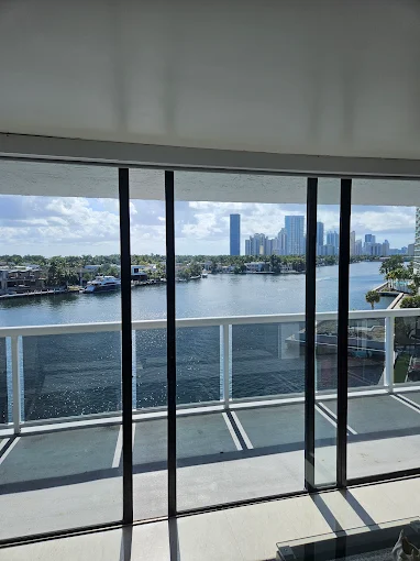 Sliding glass doors with waterfront view — Orange Park area